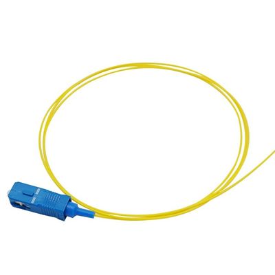 cable a dos caras de la coleta del Sc Upc del cordón de remiendo de la fibra óptica del Pvc G652d del 1m 0.9m m