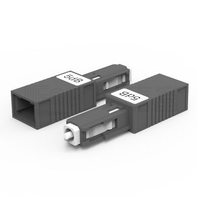 MU/UPC fijó modo 1dB 25dB del atenuador de la fibra óptica de Ftth de los conectores el solo