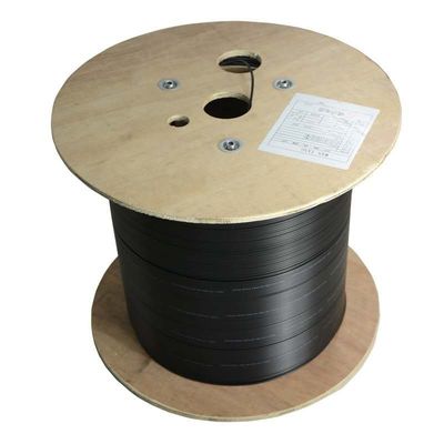 Mensajero de acero al aire libre Wire, G657 FTTH 2 4 de FRP 1 cable de fribra óptica de la base