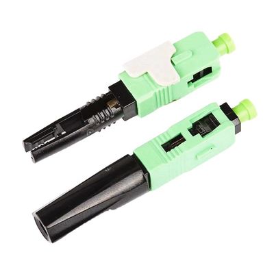 50m m rápidos conectan los conectores de la fibra, conector rápido del Sc APC para el cable del arco del descenso de FTTH