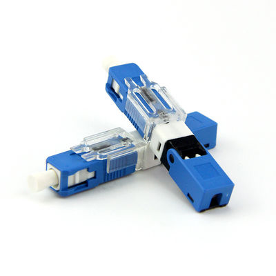 0.3dB Max Loss Optical Fiber Connector, conector de cable rápido de Ftth del cable de las telecomunicaciones