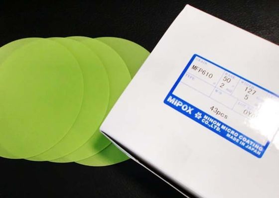 El polaco de la fibra óptica de Mipox equipa traslapar la alta flexibilidad 127m m de la película para la máquina pulidora