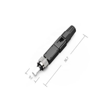 Conector rápido de APC de la PC de la fibra óptica FC del campo de FTTH para las telecomunicaciones
