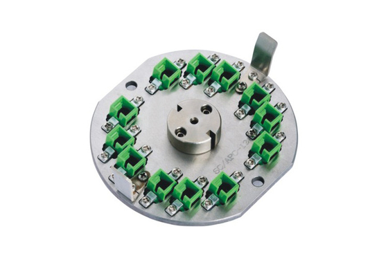 Accesorio de pulido S136 de acero inoxidable de la fibra óptica de la ronda del SC APC