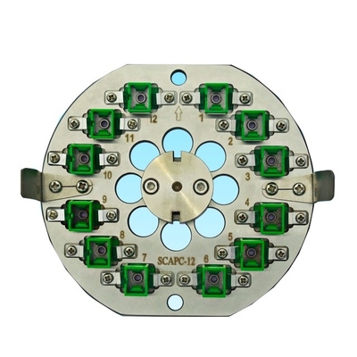 Accesorio de pulido S136 de acero inoxidable de la fibra óptica de la ronda del SC APC